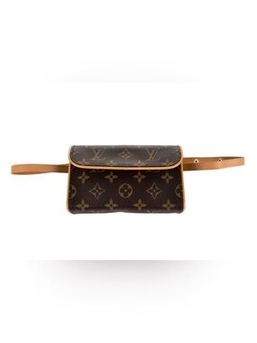 Louis Vuitton Monogram Canvas Waist Bag in Brown and Tan